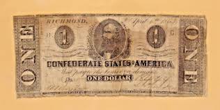 April 6, 1863 One Dollar Confederate States CSA Richmond ...
