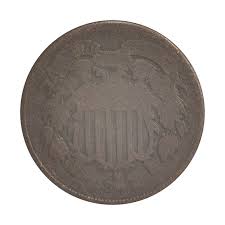 1864 LG Motto 2 Cent Coin G-XF – CCI