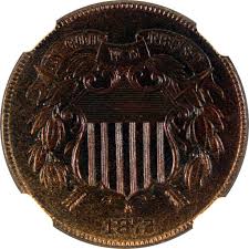 1872 Two Cent Piece Uncirculated Details NGC 2c Coin SKU:CPC6381