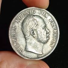 1867 A Prussia German States 1 Vereinsthaler William I 90 ...