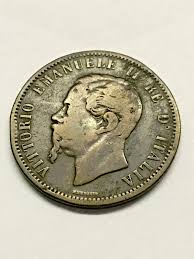 1866-M Italy 10 Centesimi G+ #5215 | eBay