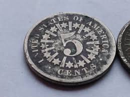 1866 and 1873 Shield Nickels. Better Dates. #D3069 Old US ...