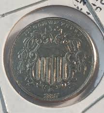 1867 Near Unc Shield Nickel Copy Reproduction Restrike - Etsy