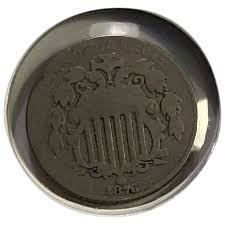 1876 Shield Nickel. For Sale at Ruby Lane