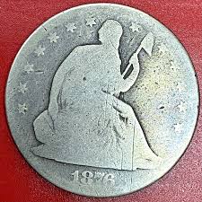 1876 SEATED LIBERTY HALF | eBay