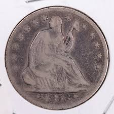 1853 Seated Liberty Silver Half Dollar., Very Good ...
