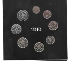 PORTUGAL Euro Coin Set 1 CENT - 2 EURO 2010 BU in ...