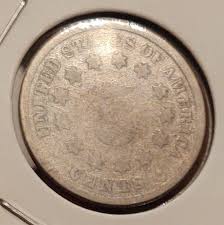 Lot of 2 Shield Nickels 1869 & no date, 1869 is mid grade ...