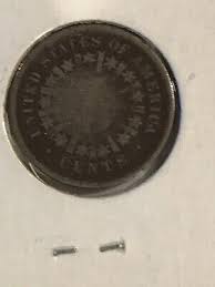 1867 SHIELD NICKEL US Mint Five 5 Cents With Rays | eBay