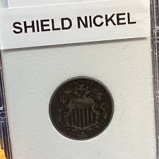 1868 SHIELD NICKEL 1st US NICKEL SERIES HIGH GRADE UNDER THE ...