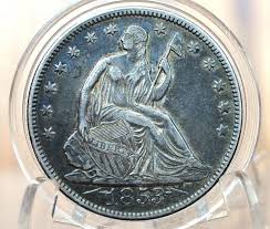 1853 Seated Liberty Half Dollar - AU Grade / Condition ...