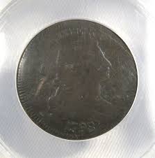 1798/7 Draped Bust Large Cent S-159 ANACS Good 6 Details ...