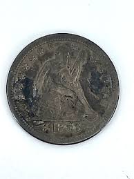 1853 Seated Liberty Quarter Dollar Love Token | eBay