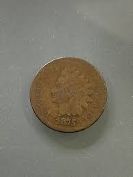 UNITED STATES 1875 INDIAN HEAD PENNY (EB1011668 ...