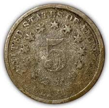 1882 Shield Nickel Good G Coin #5178 | eBay