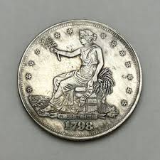 Réplique du Trade Dollar de 1798 USA 🦅⚖️ - Pièce de Collection Exceptionnelle ! | eBay