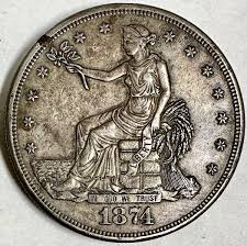 1874 S TRADE DOLLAR NICE COIN GREAT DETAILS | eBay