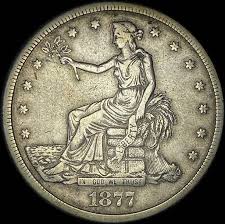 Japan 1877 (m10) Trade Silver Dollar, Ngc Chopmarked