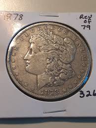 1878 Reverse 1879 (Rev 79) Morgan Silver Dollar ...