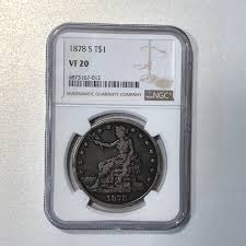 1878 S Silver Trade Dollar $1 NGC VF20 - San Francisco ...