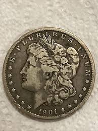 Antique 1901 O U.S Silver Morgan Dollar B02 | eBay