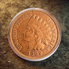 1909 Indian Cent Rare US Commemorative Coin Antique ...