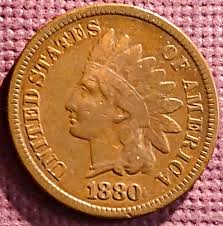 1880 Indian Head Cent Brown variant USA | Mercari