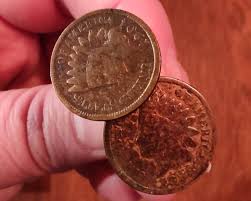 Indian Head Penny Coin Cuff Links Indianhead Repurposed ...