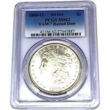 1880 O Morgan Silver Dollar PCGS MS62 VAM 7 Rusted Date. For ...