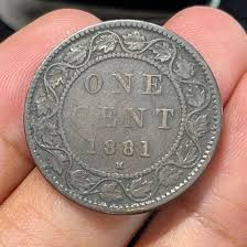 1881 H Canada One Large Cent Coin | eBay