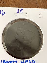 1816 VG DATED LARGE CENT LIBERTY HEAD | eBay