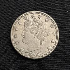 1883 "No Cents" Liberty "V" Nickel AU B09 | eBay