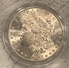 1891-S Morgan Dollar Silver Near Gem BU Unc Stunning Coin MS ...