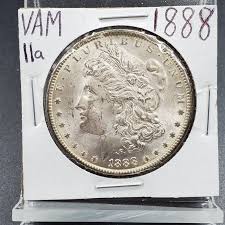 1888 P Morgan Silver Dollar Silver Coin BU UNC Vam 11a DDO ...