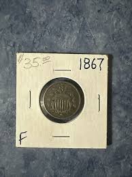 1867 Shield Nickel-Fine Condition-040324-95 | eBay