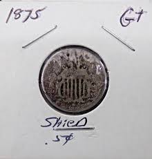 Business 1875 Year US Shield Nickels (1866-1883) for sale | eBay