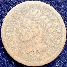 1874 INDIAN HEAD CENT PENNY, GRADE: GOOD, SEMI-KEY DATE | eBay