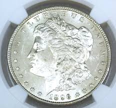 1896 Morgan Silver Dollar NGC MS63PL White Proof-like Just ...
