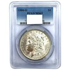 1900 O Morgan Silver Dollar PCGS MS63. For Sale at Ruby Lane