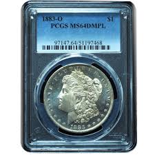 Buy 1883-O Morgan Dollar MS64 DMPL PCGS New Certs Multiple ...