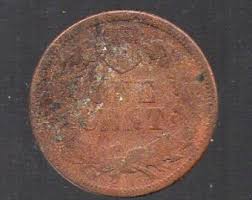 Vintage 1868 US Indian Head Cent Coin - Etsy