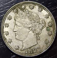 1883 No Cents Liberty V Nickel | eBay