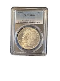 1880-S Morgan Silver Dollar PCGS MS64 White Super Frosty Luster Semi Mirror | eBay