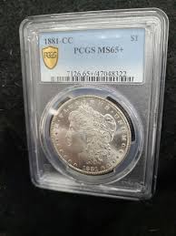 1881-CC PCGS MS65+ GOLD SHIELD MORGAN SILVER DOLLAR CARSON CITY | eBay