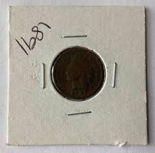 1891 Indian Head Penny (one Cent) Coin - Etsy