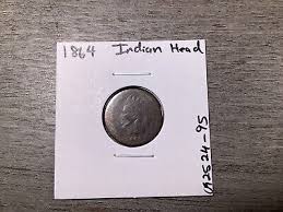 1864 Indian Head Penny with Oak Wreath Shield Small Cent ...