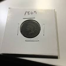 1869 Indian Head Cent/Penny~Rare Semi-Key Date Coin~G-VG | eBay