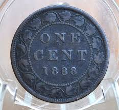 1888 Canadian One Cent - Choose by Grade / Condition - Queen ...