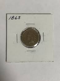 1863 Indian Head Cent Pennybox #2 - Etsy