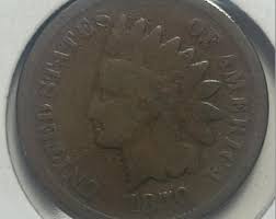 1870 Indian Head Cent G-4 - Etsy